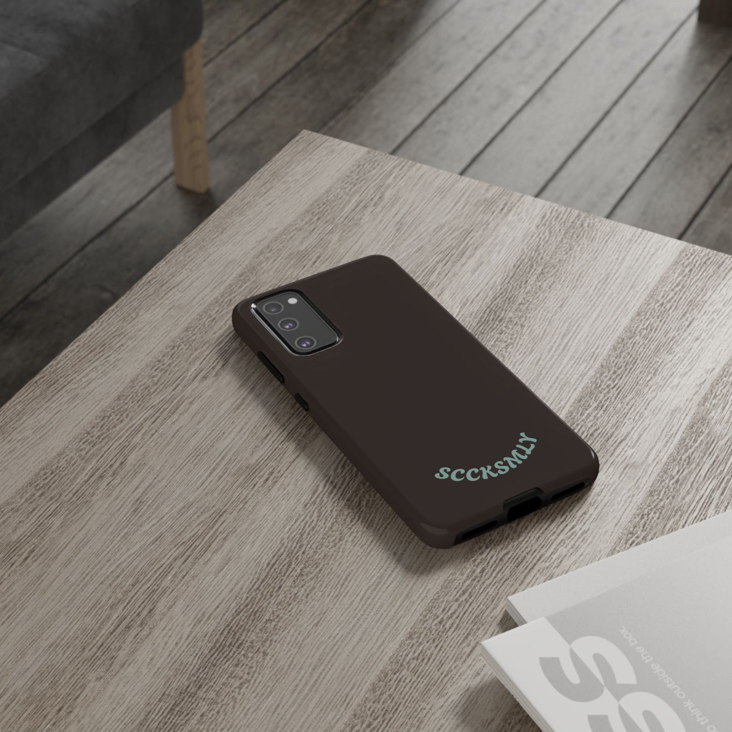 SOLID Espresso Mint Tough Phone Case for Samsung