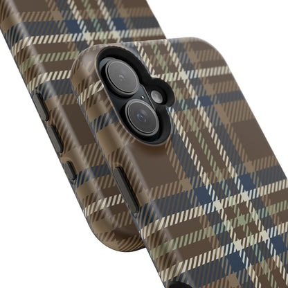 Earth and Sky Plaid Phone Case for Apple
