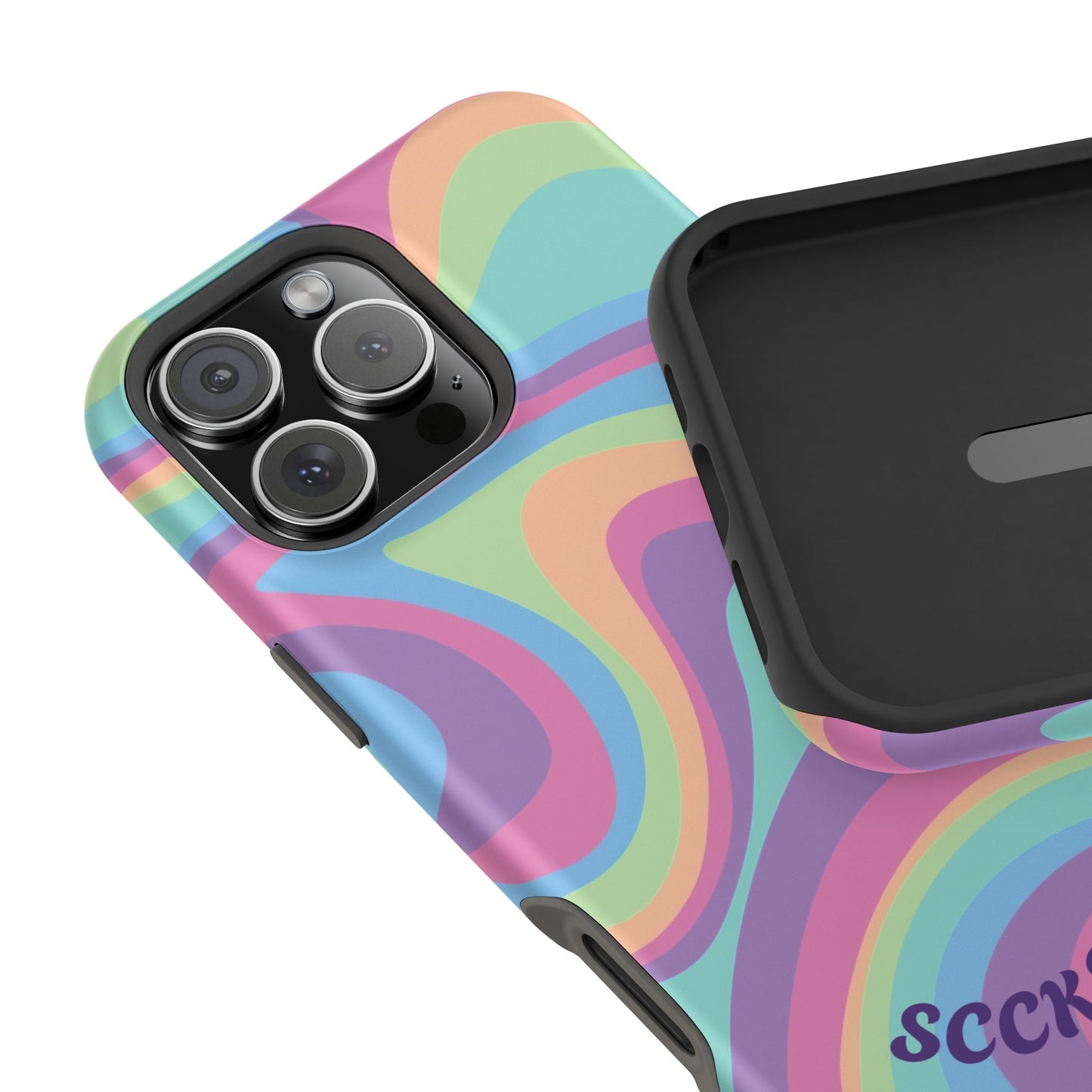 Pastel Swirl Phone Case for Apple