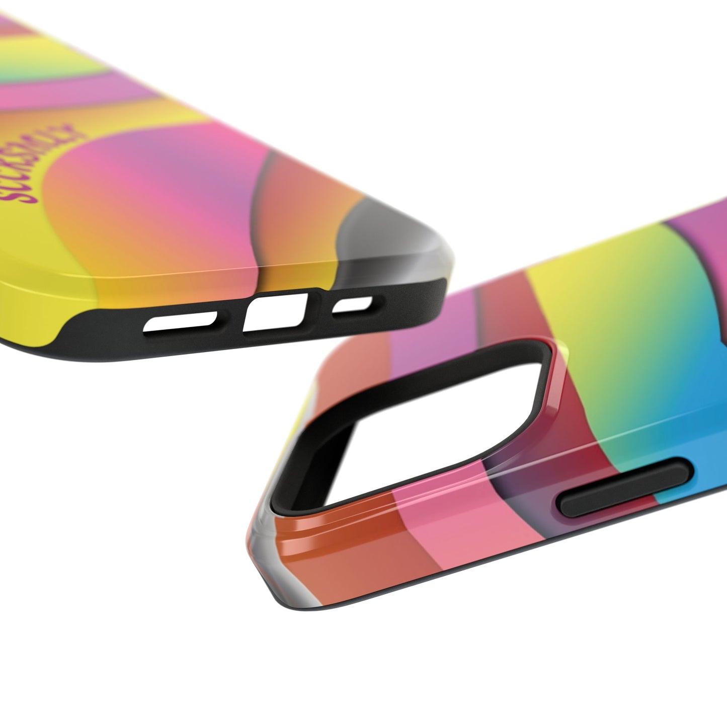 Modern Retro Rainbow Phone Case for Apple