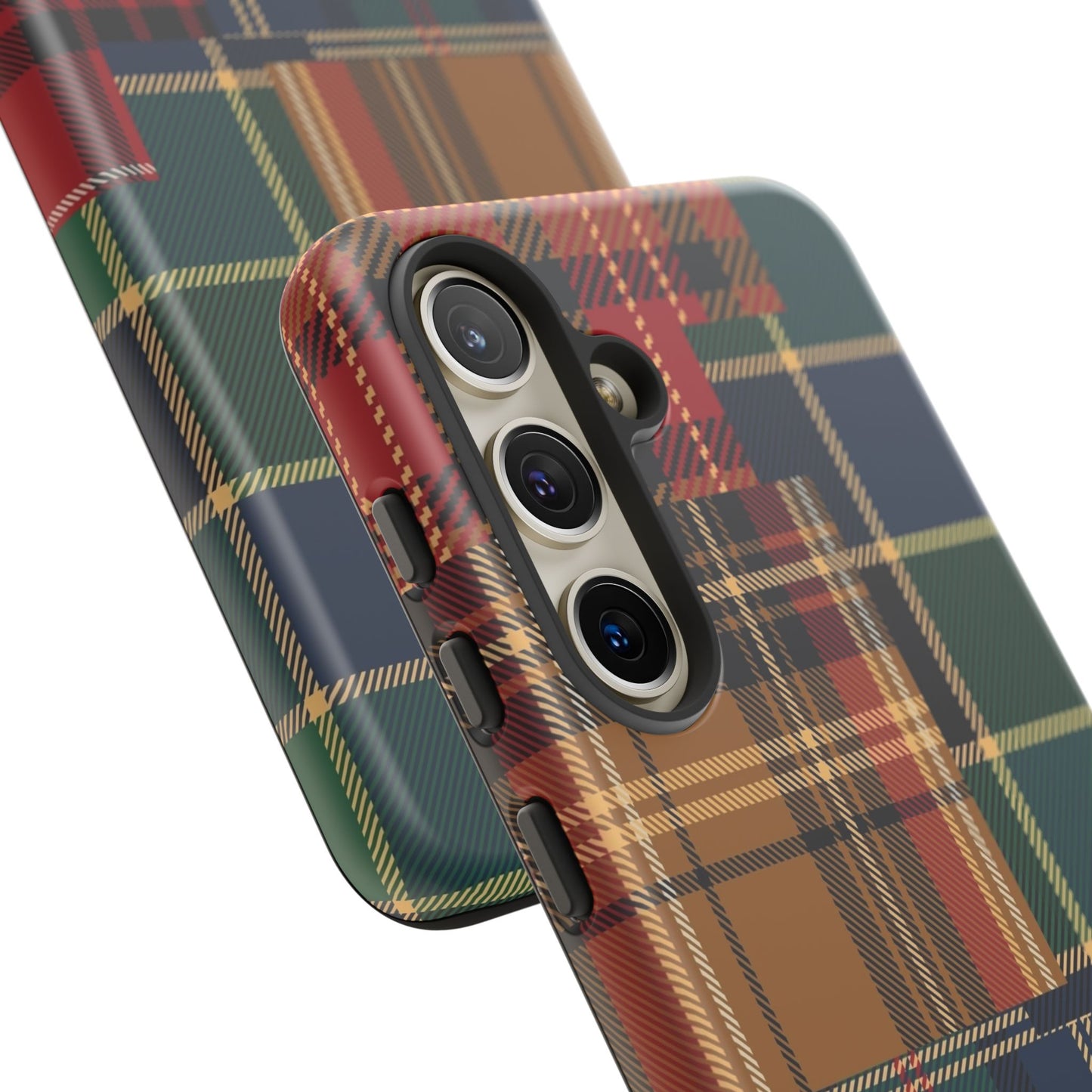 Heritage Hues Patchwork Tough Phone Case for Samsung