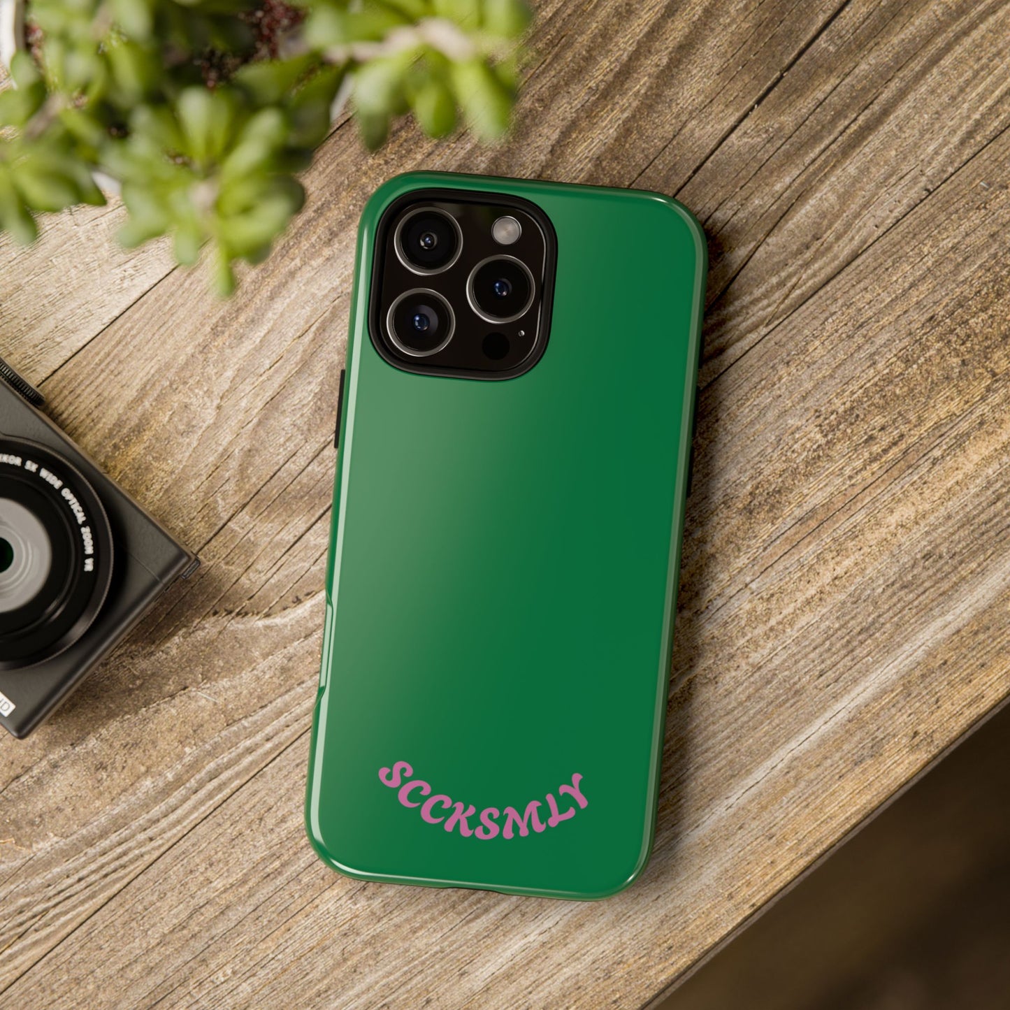 SOLID Garden Pink Tough Case for Apple