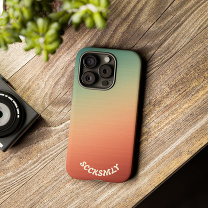 Warm Ombré Tough Phone Case for Apple