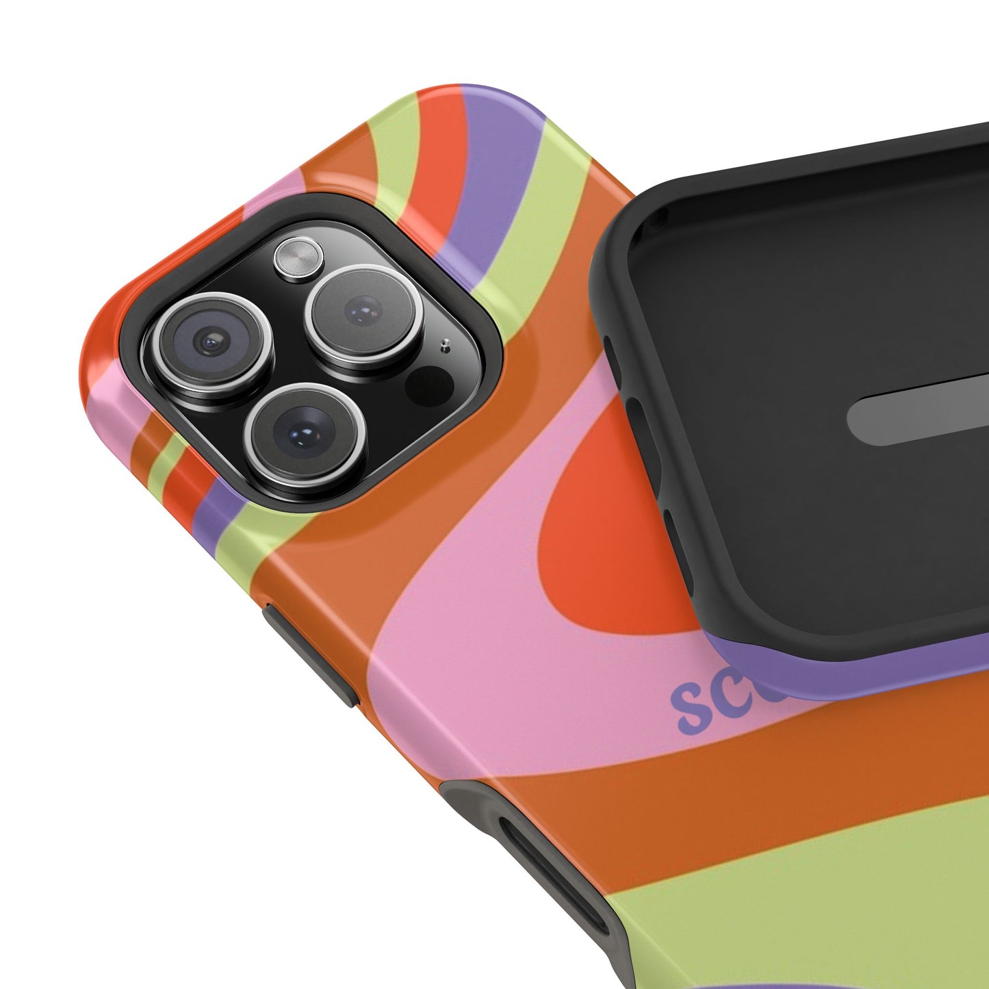 Curvy Swirl Phone Case for Apple
