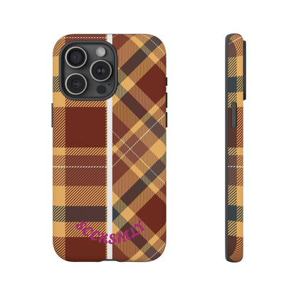 Autumn Plaid Phone Case for Apple