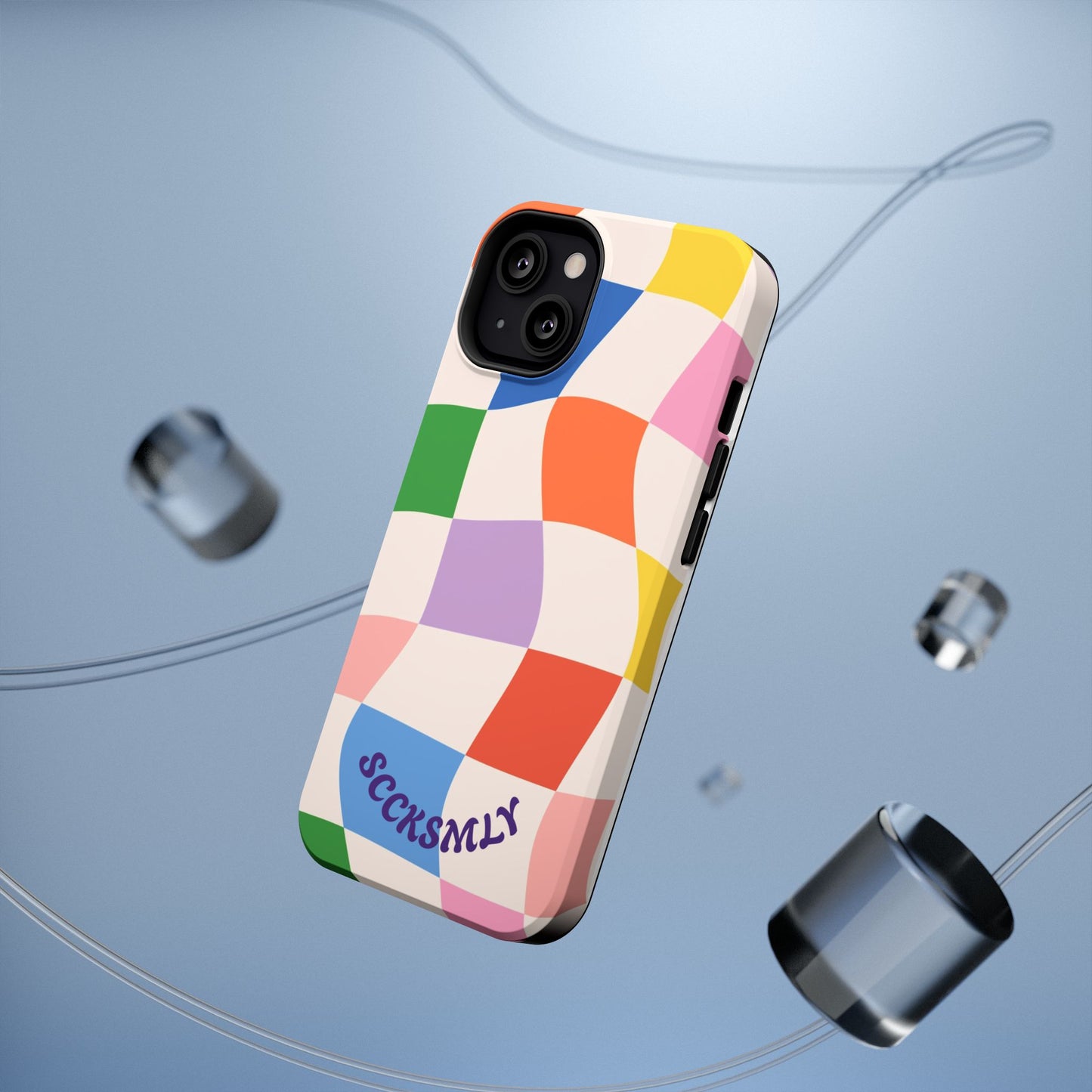 Checker Flicker Phone Case "IOS or Apple"