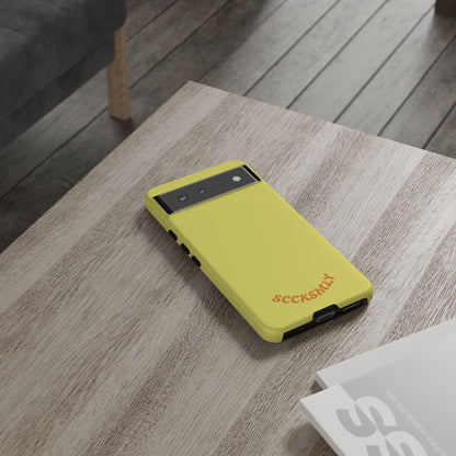 SOLID Lemon Dijon Glaze Tough Case for Google Pixel