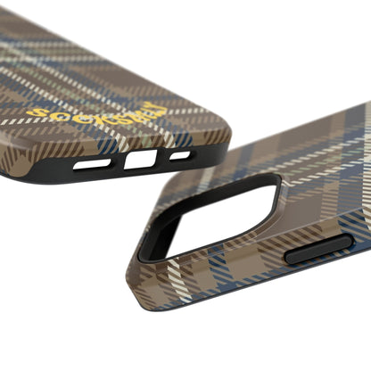 Earth and Sky Plaid Phone Case for Apple