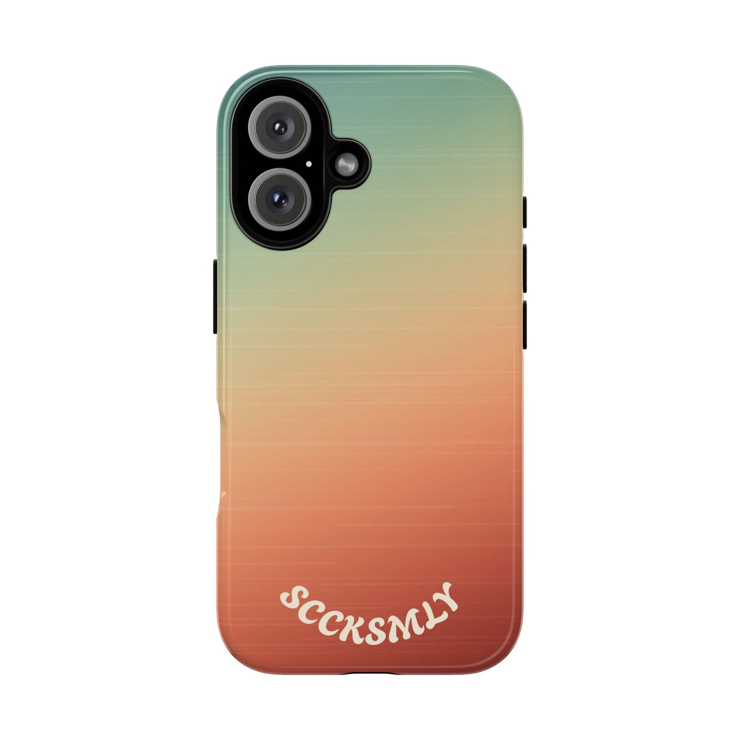 Warm Ombré Tough Phone Case for Apple