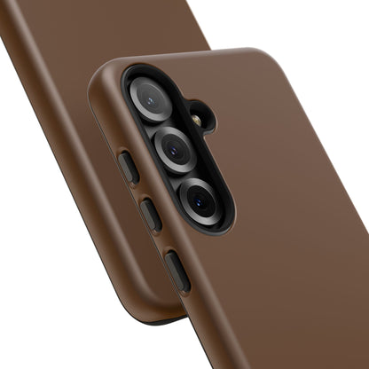 SOLID Chocolate Coco Tough Case for Samsung