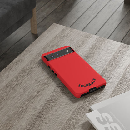 SOLID Screaming Red Tough Casee for Google Pixel