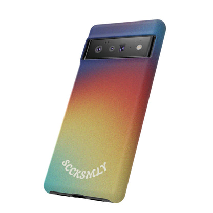 Faded Sunset Aura Tough Phone Case for Google Pixel