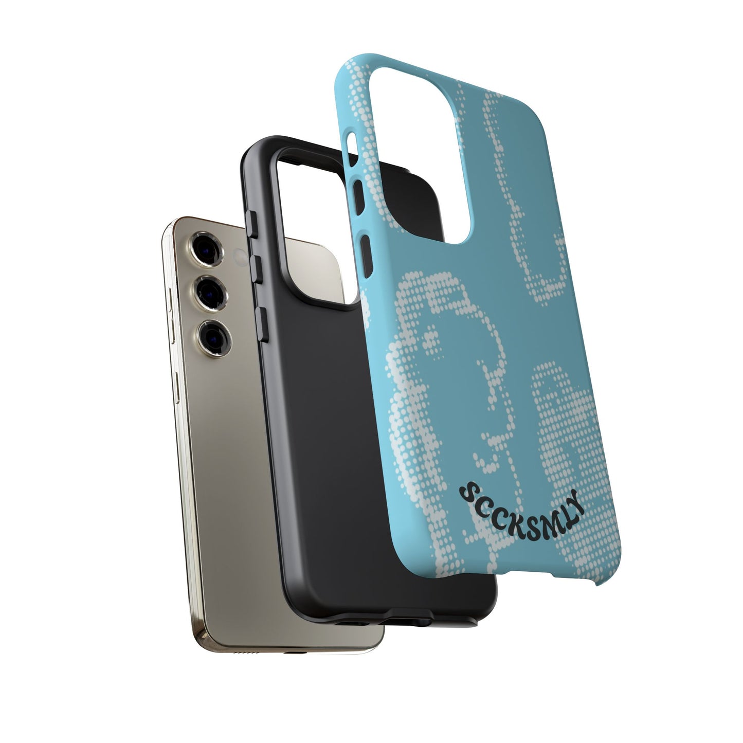 Comic Dot Sky Tough Phone Case for Samsung