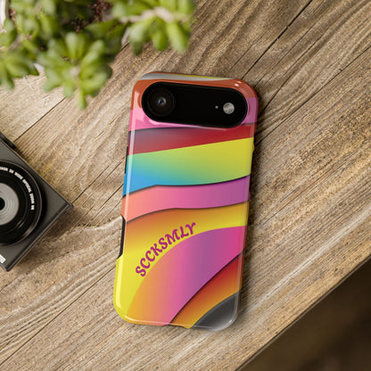 Modern Retro Rainbow Phone Case for Apple