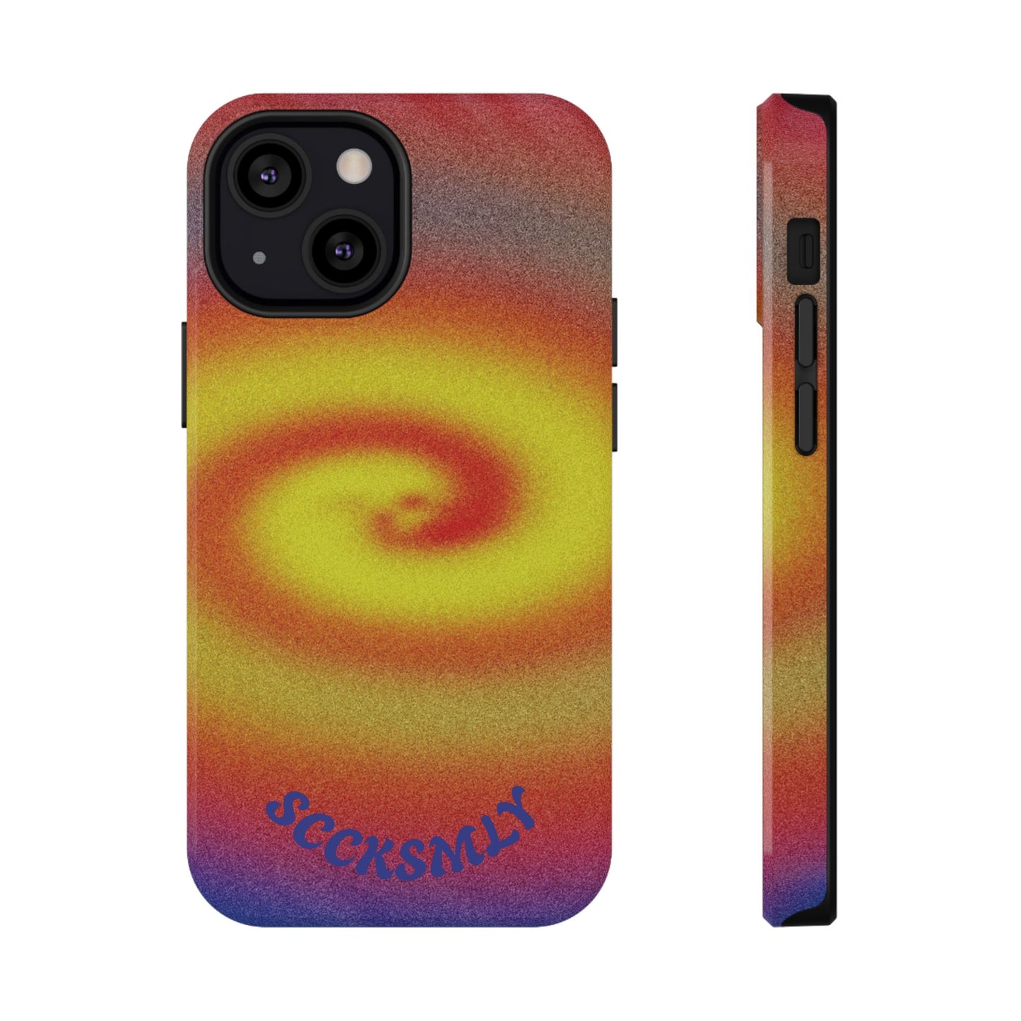 Toxic Spiral Tough Phone Case for Apple