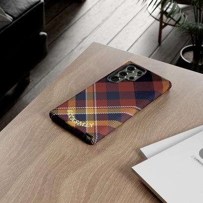 Harvest Tartan Phone Case for Samsung