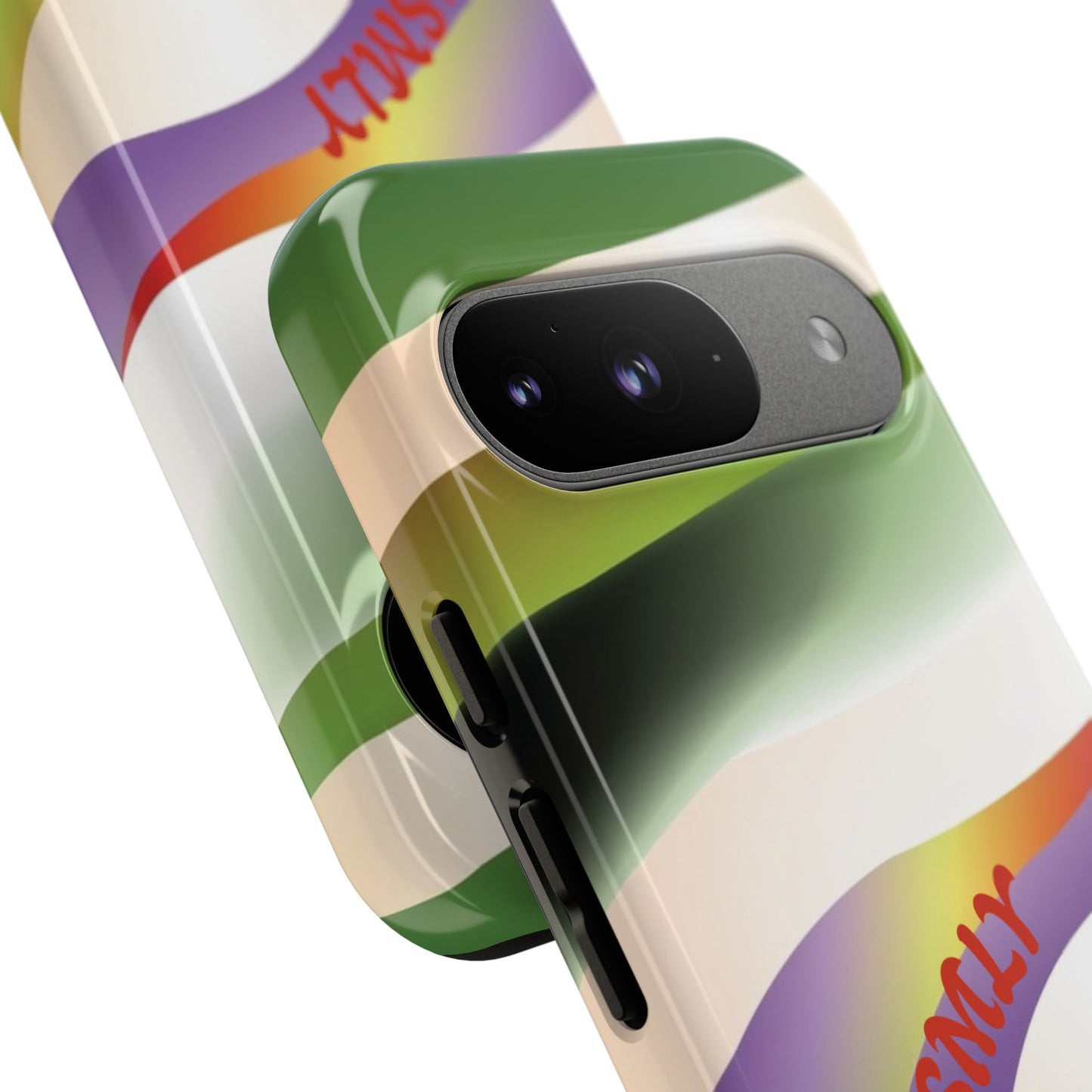 Green Waves Phone Case for Google Pixel