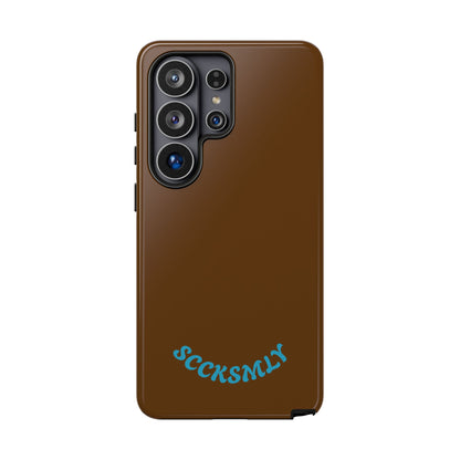 SOLID Chocolate Coco Tough Case for Samsung