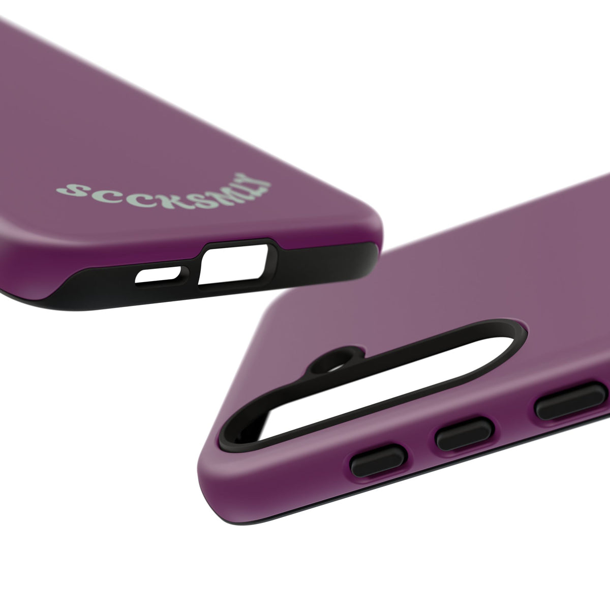 SOLID Amethyst Matte Tough Phone Case for Samsung