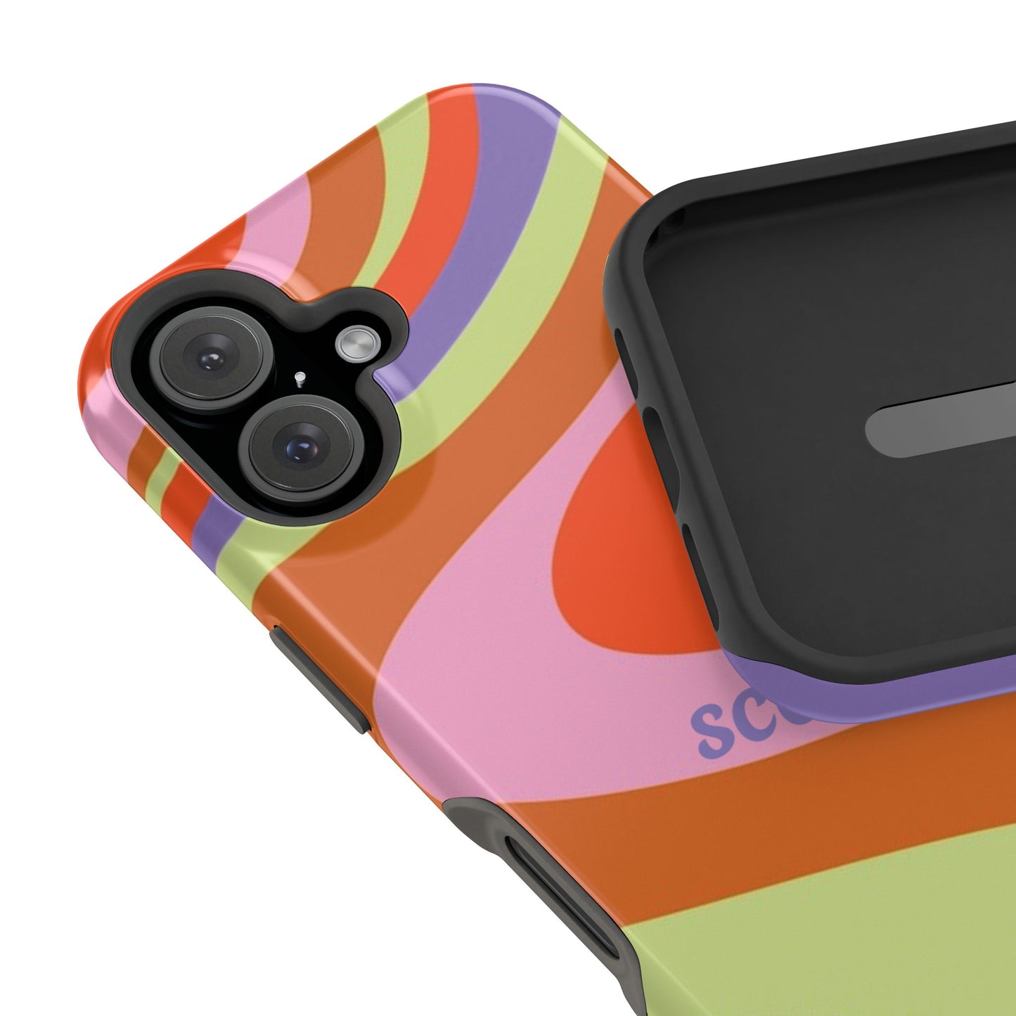 Curvy Swirl Phone Case for Apple