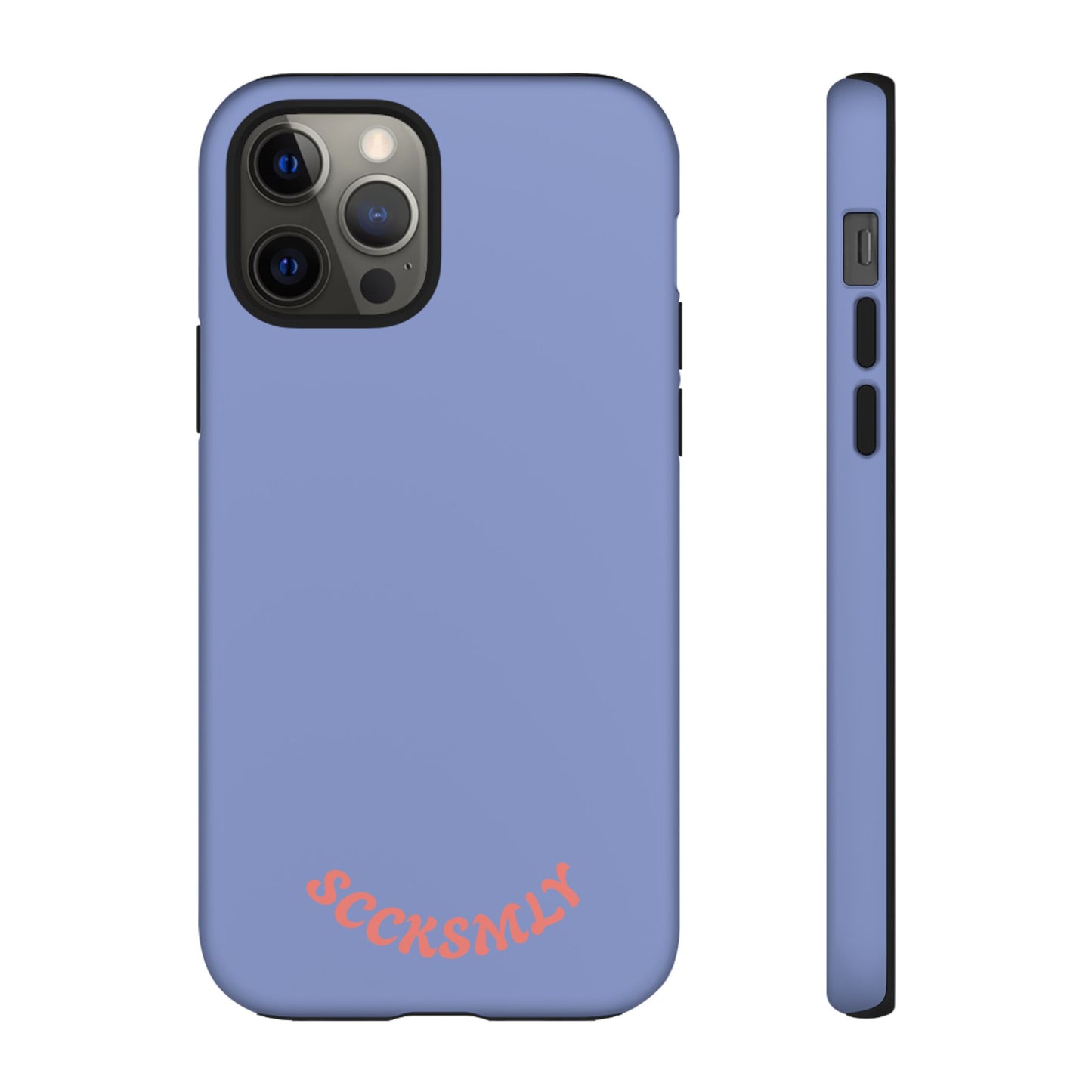 Periwinkle Blue Tough Phone Case for Apple