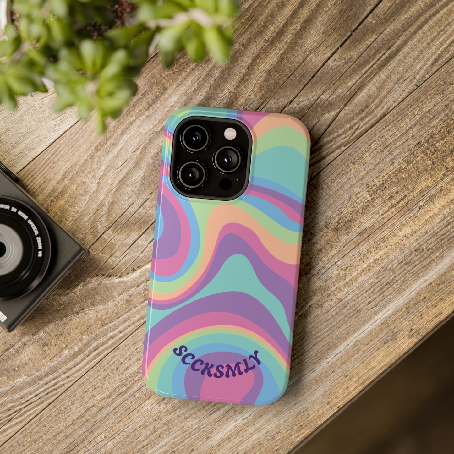 Pastel Swirl Phone Case for Apple
