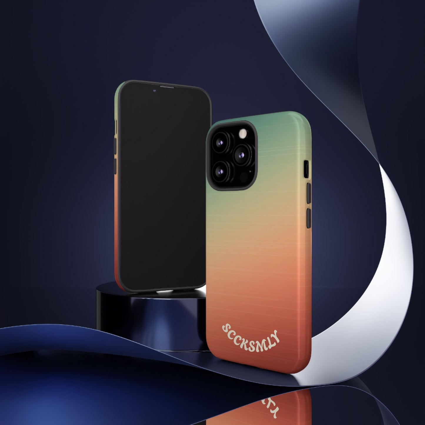 Warm Ombré Tough Phone Case for Apple