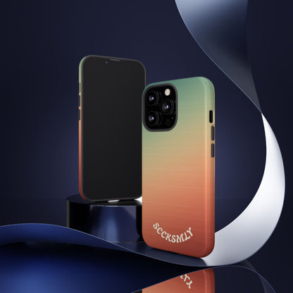 Warm Ombré Tough Phone Case for Apple