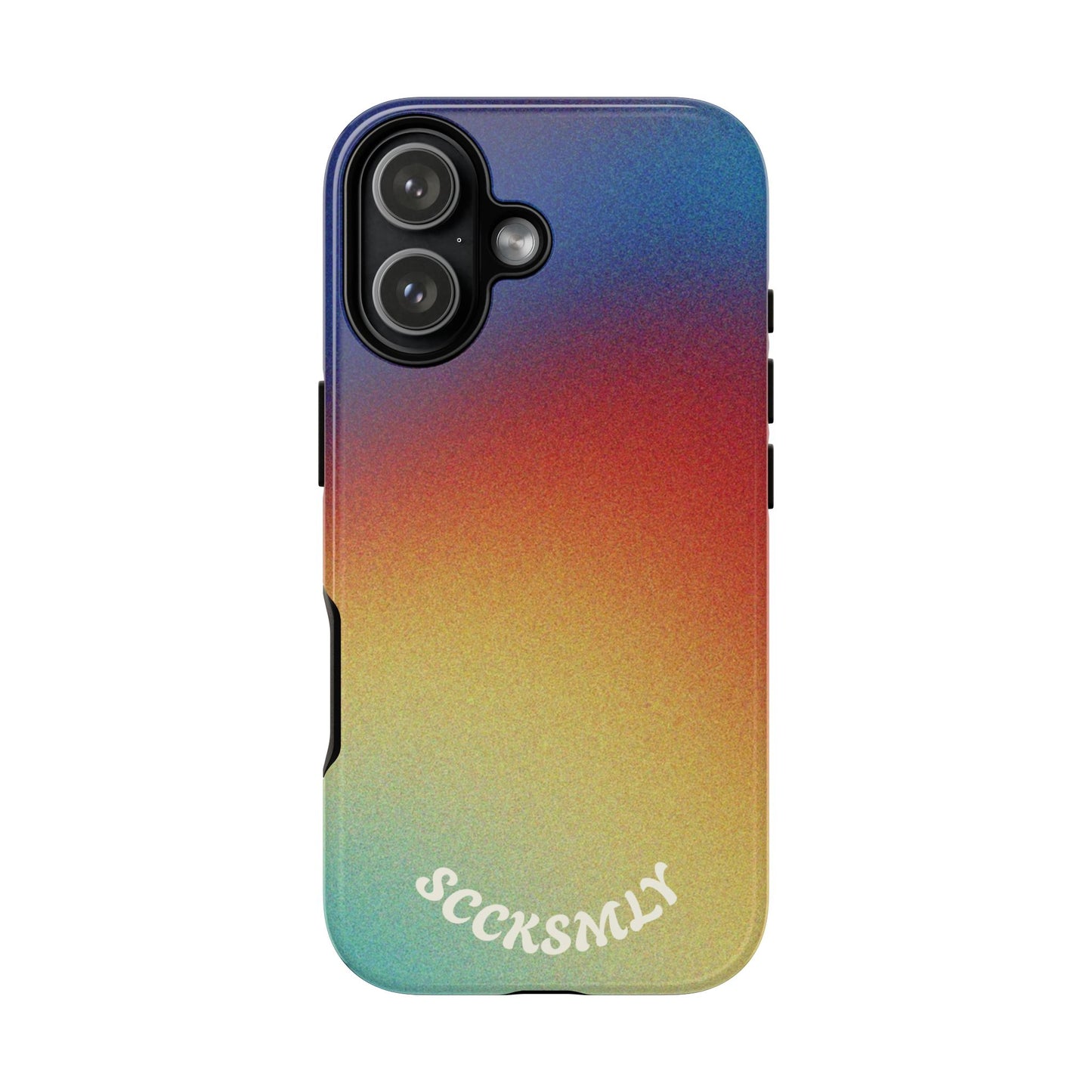 Faded Sunset Aura Tough Phone Case for Apple