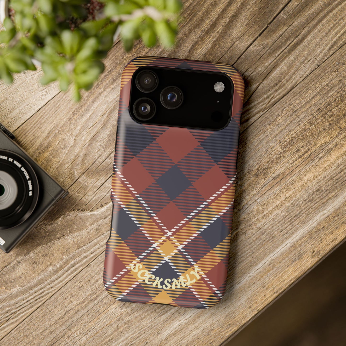 Harvest Tartan Phone Case for Apple