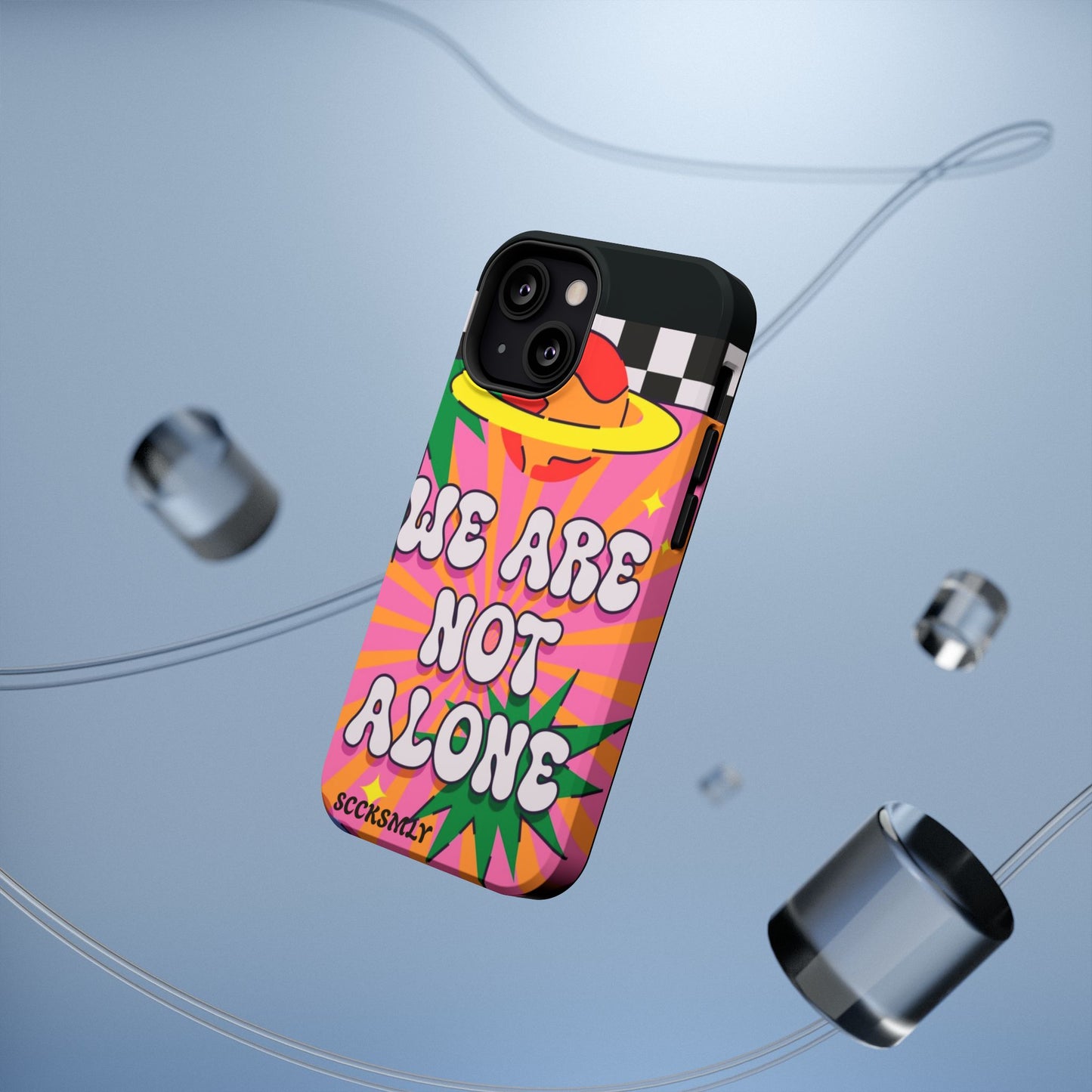 WE ARE NOT ALONE Tough Phone Case for Apple