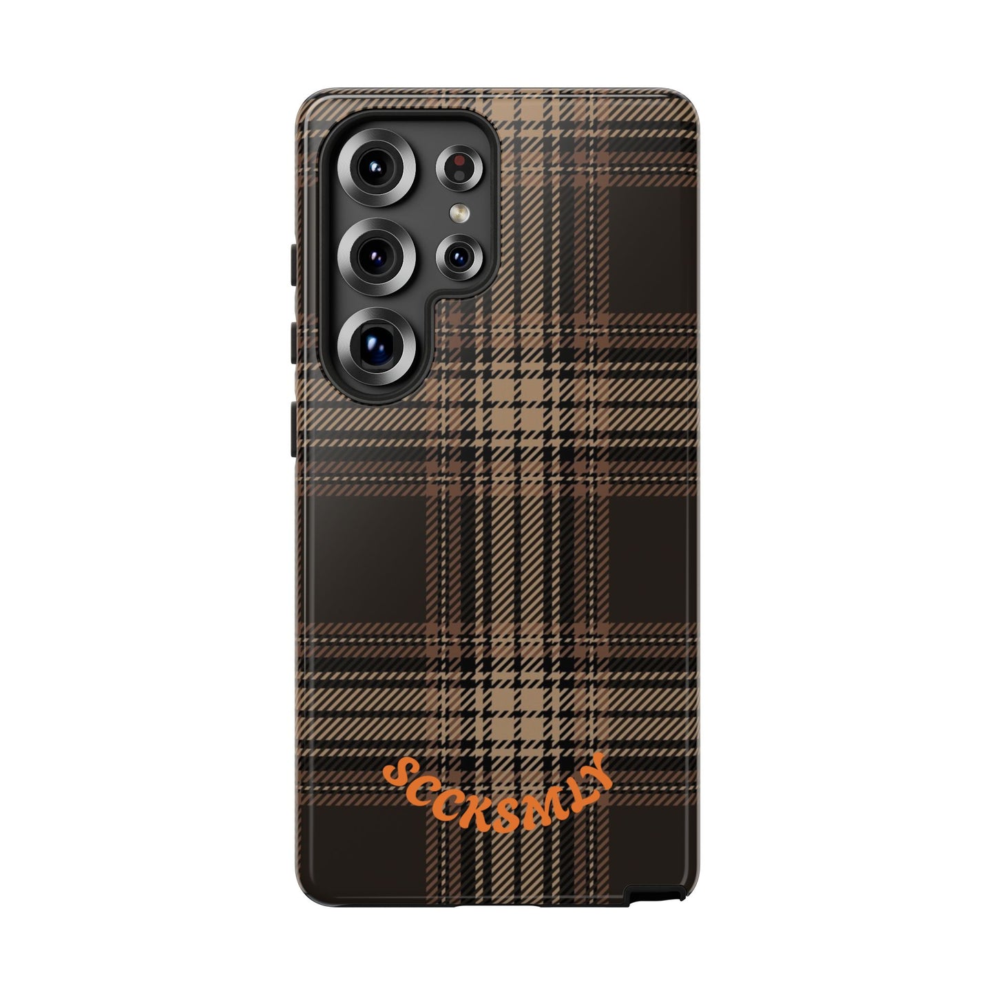 Brown Bread Plaid Tough Phone Case Samsung