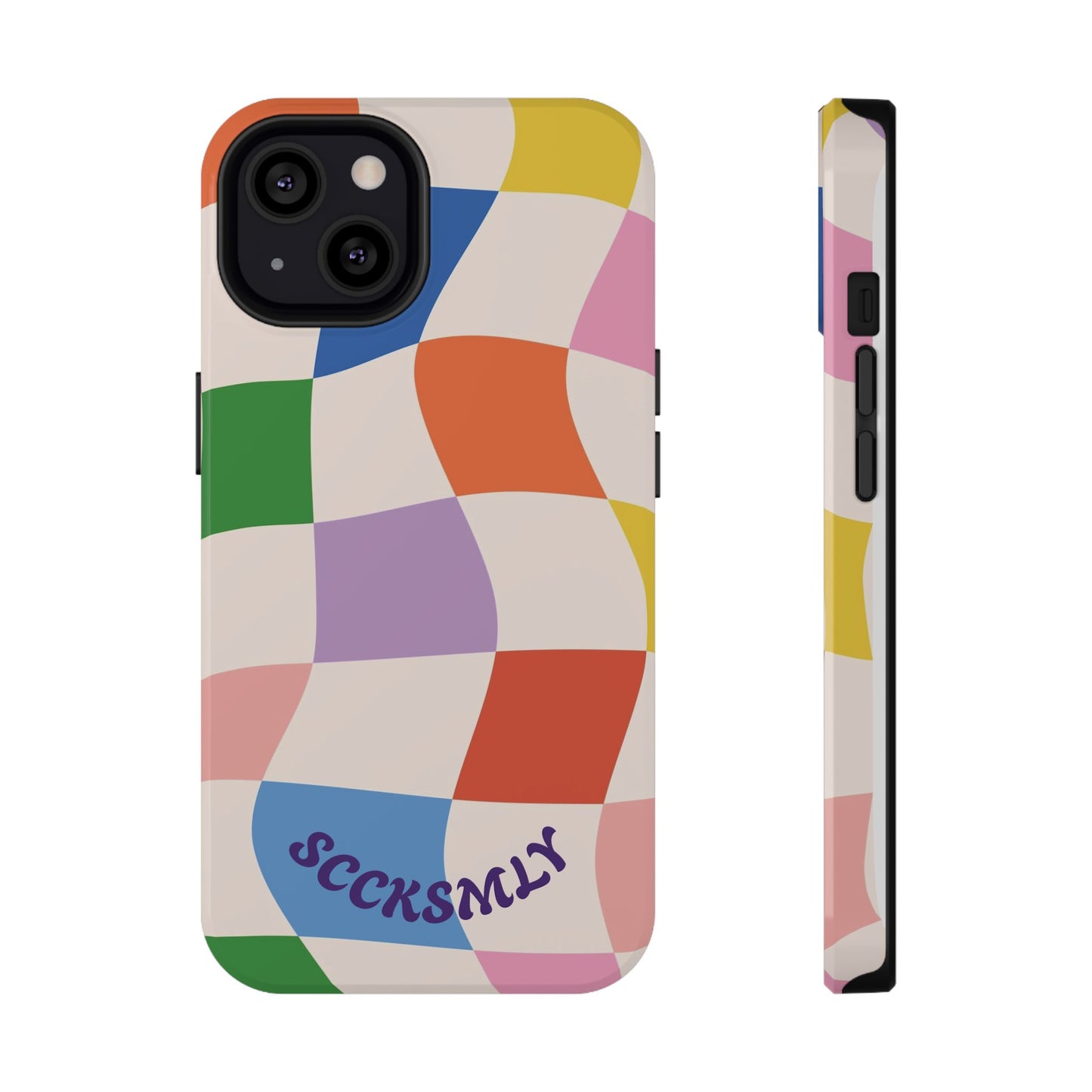Checker Flicker Phone Case "IOS or Apple"