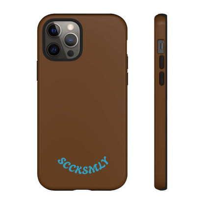 SOLID Chocolate Coco Tough Case for Apple
