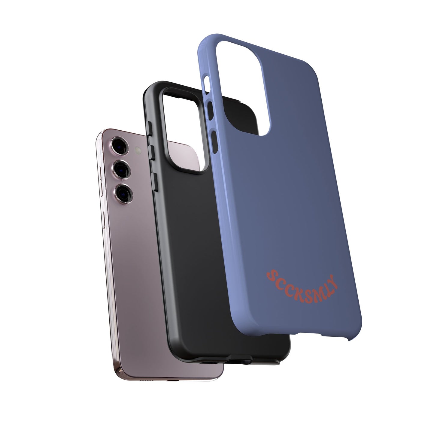 Periwinkle Blue Tough Phone Case for Samsung