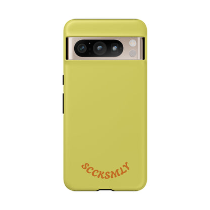 SOLID Lemon Dijon Glaze Tough Case for Google Pixel