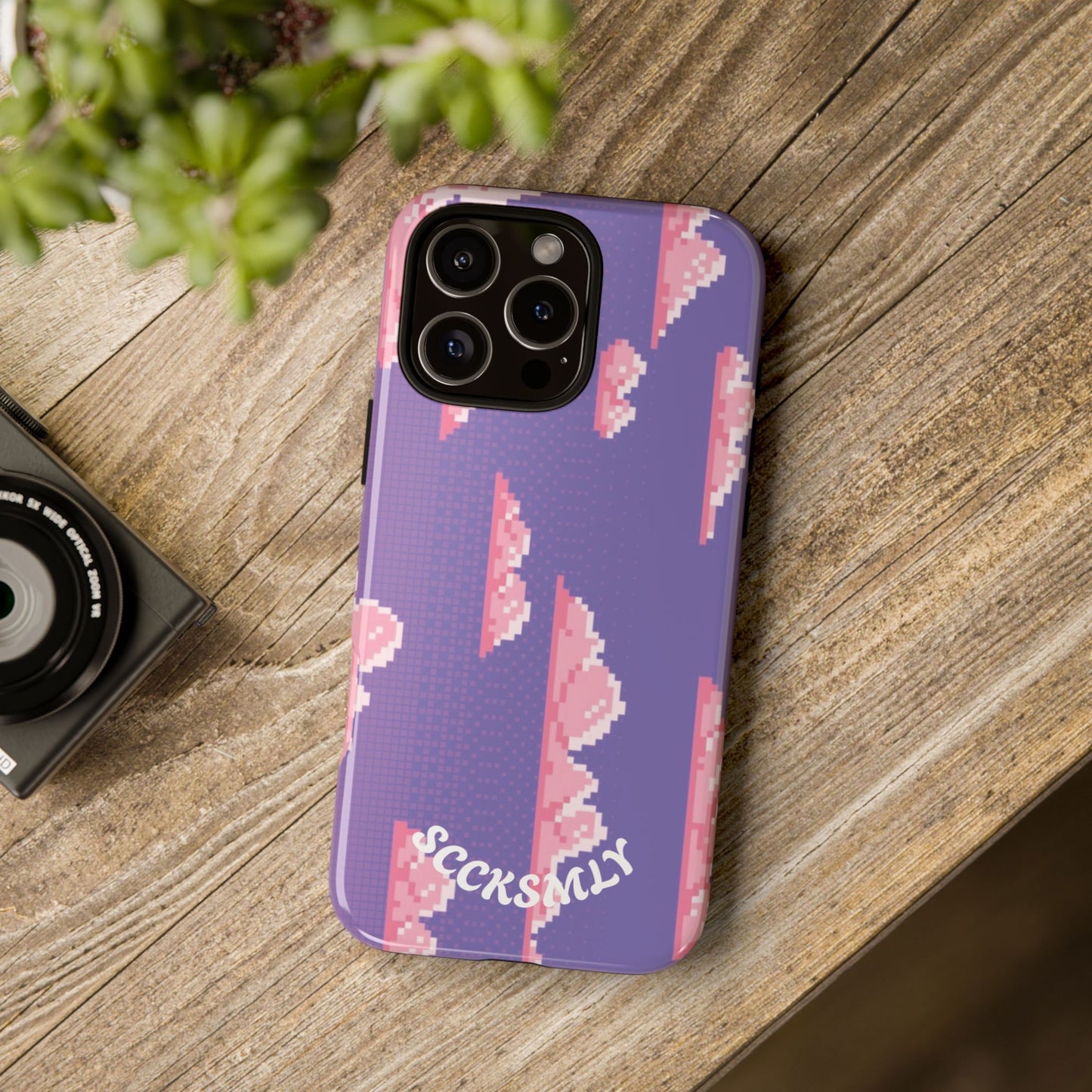 Purple Cotton Candy Sky Tough Phone Case for Apple