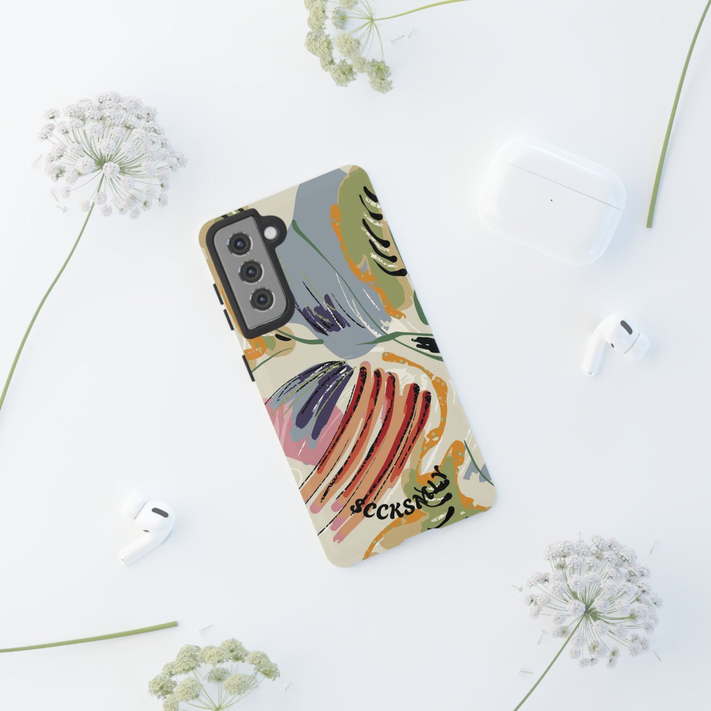 Botanical Strokes Palette Tough Phone Case for Samsung
