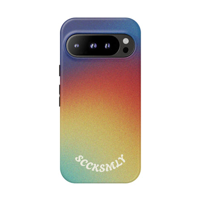 Faded Sunset Aura Tough Phone Case for Google Pixel