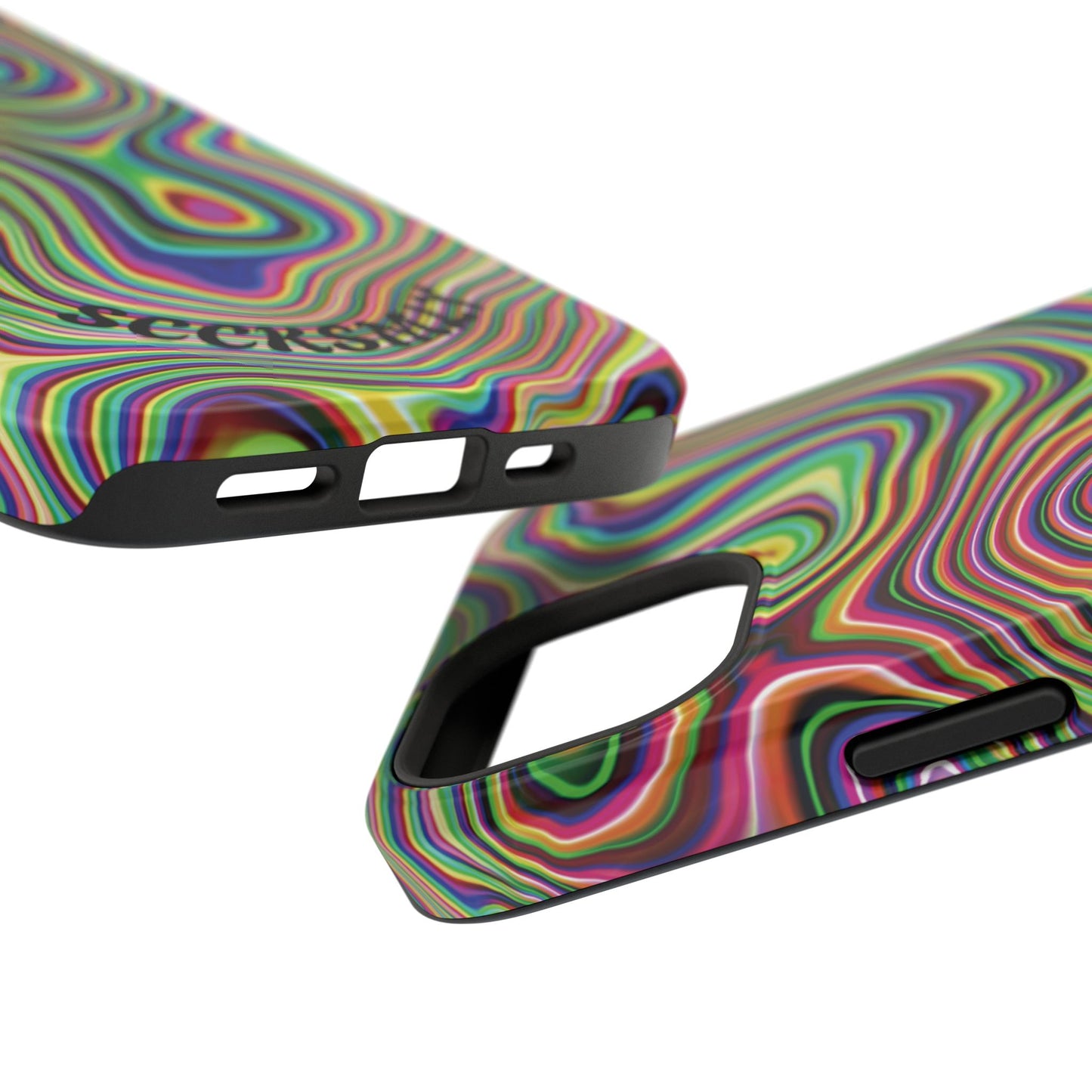 Acid Swirl Phone Case for Apple
