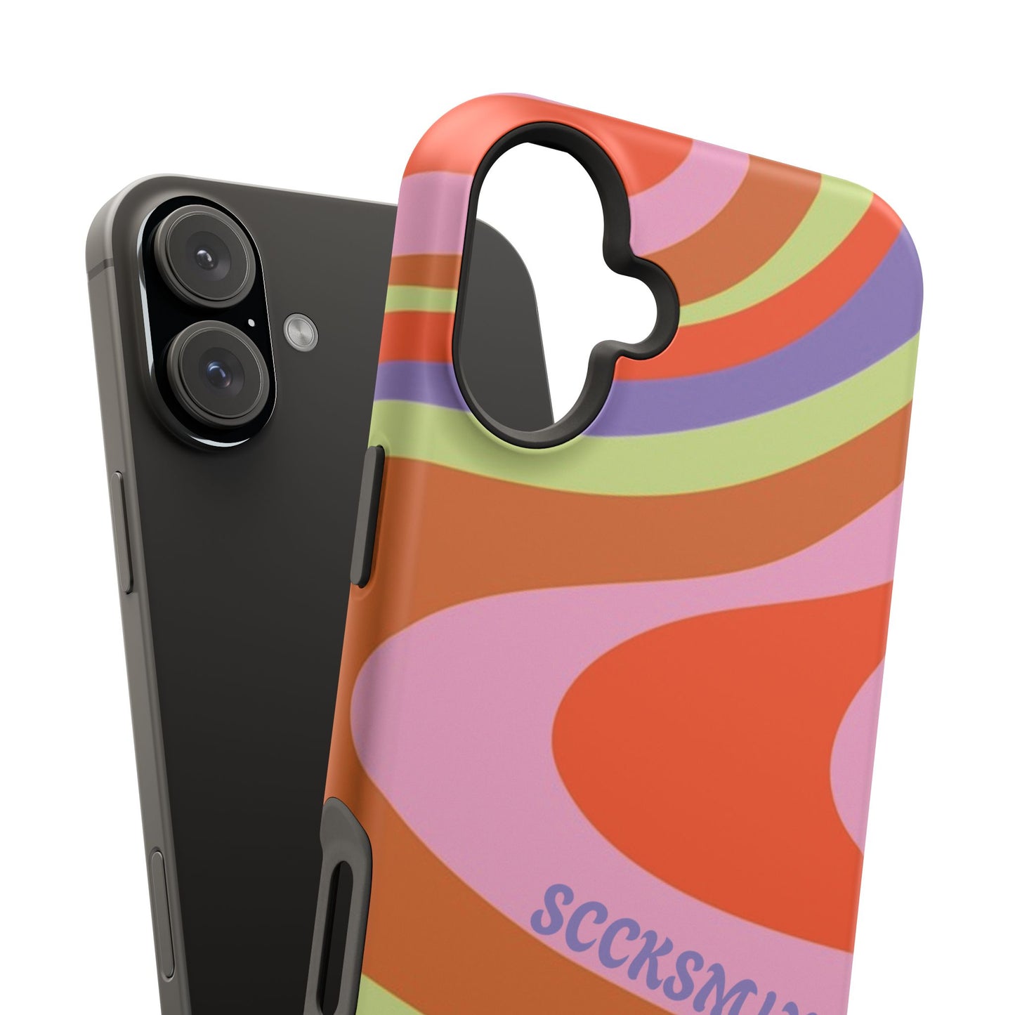 Curvy Swirl Phone Case for Apple