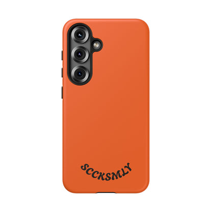 SOLID Tangerine Tough Case for Samsung