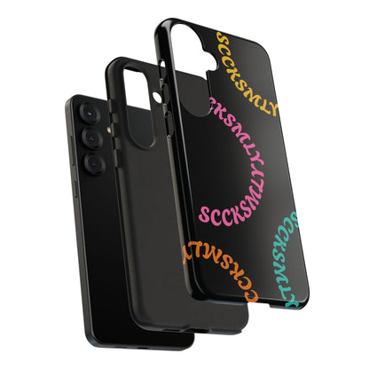 Y2K Wavy Script Tough Case for Samsung