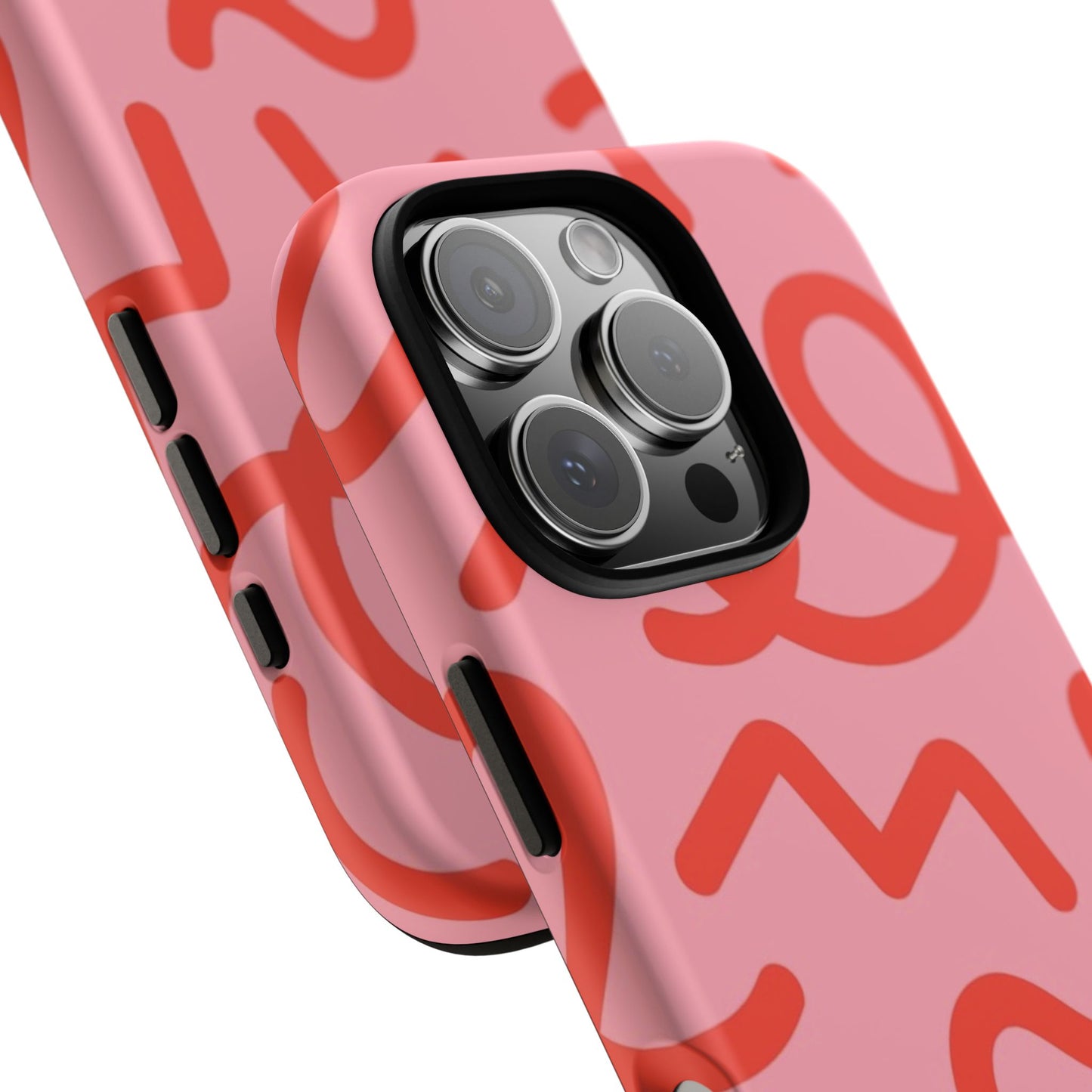 Red Candy Swirls Tough Case for Apple