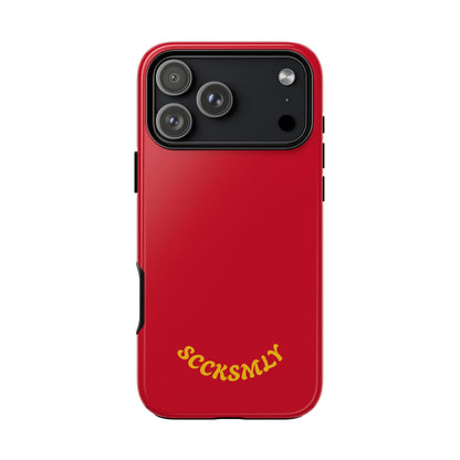 SOLID Calm Cherry Tough Case for Apple