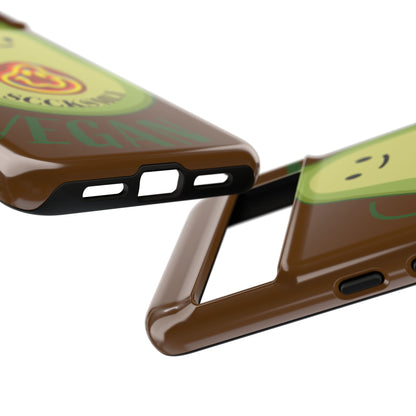 Playful Vegan Avocado Phone Case for Google Pixel