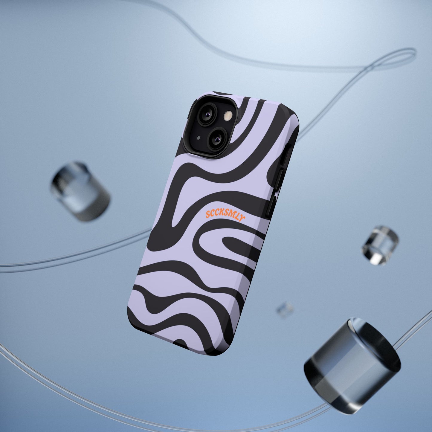 Purple Swirl Phone Case for Apple