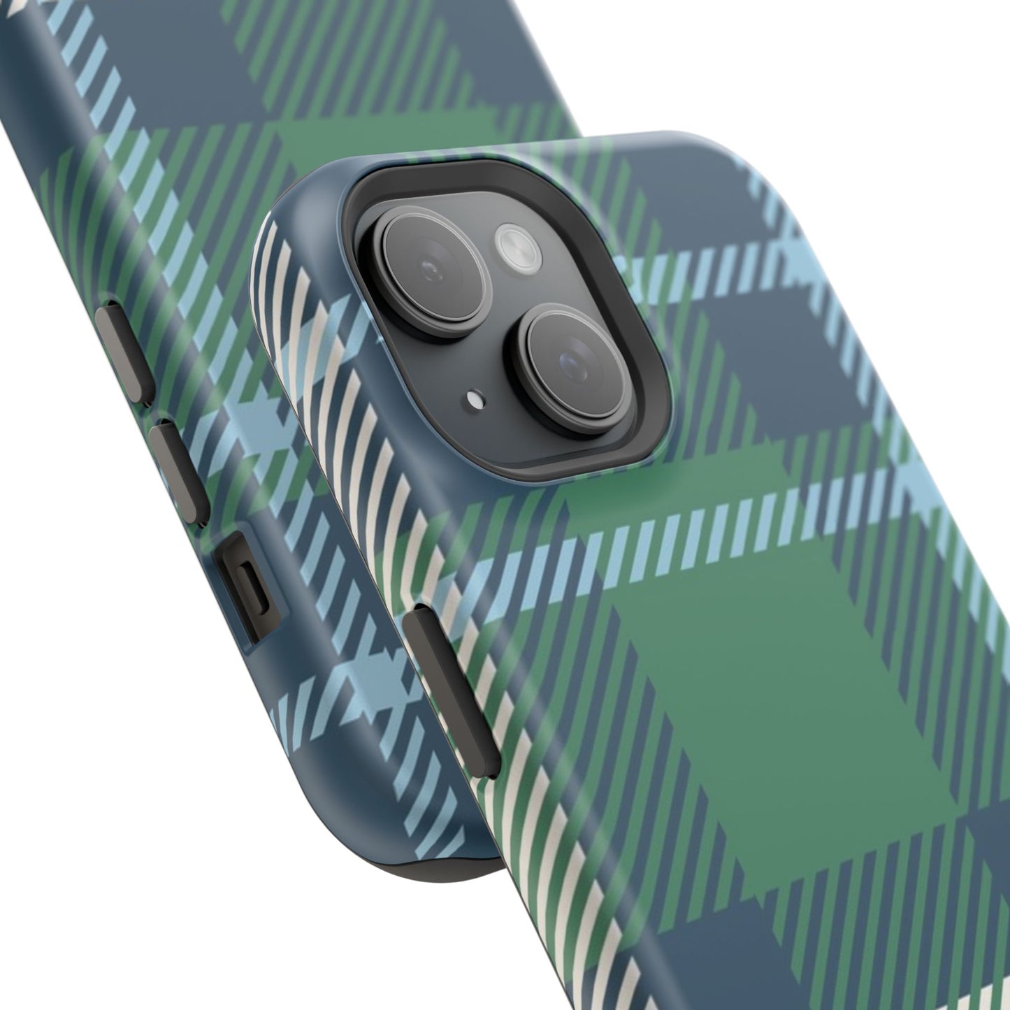 Earth and Sky Plaid Phone Case for Apple