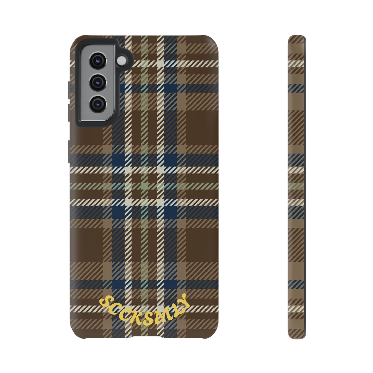 Earth and Sky Plaid Phone Case for Samsung