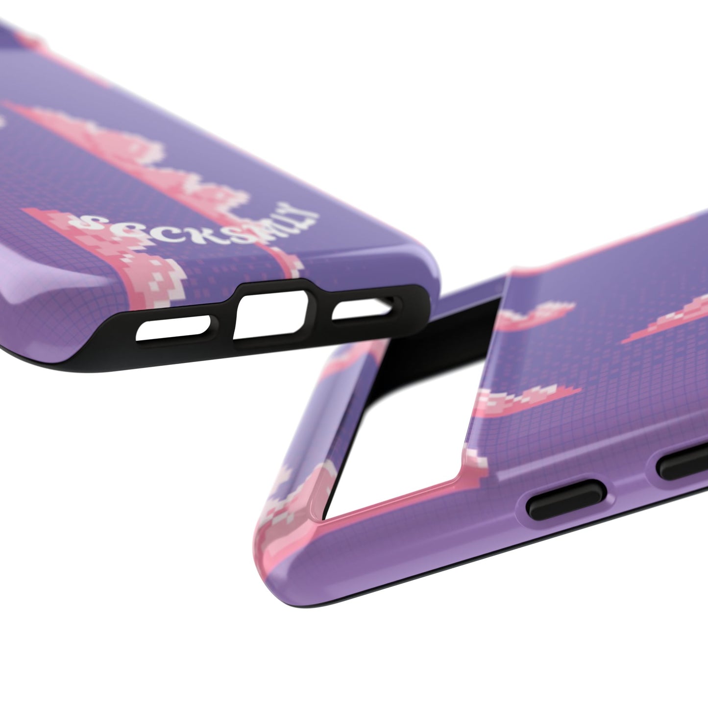 Purple Cotton Candy Sky Tough Phone Case for Google Pixel